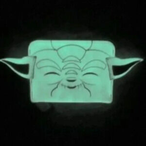 NWT Star Wars Yoda Hologram Loungefly Disney Glow in the Dark Wallet